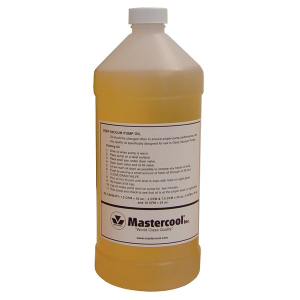 Mastercool Bottle Vacuum Pump Oil, 32 Oz. 90032-6